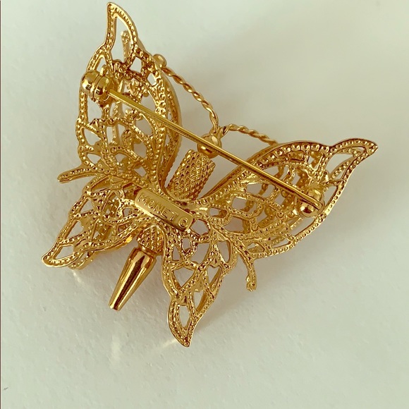Beautiful VINTAGE double winged MONET butterfly - Picture 3 of 5